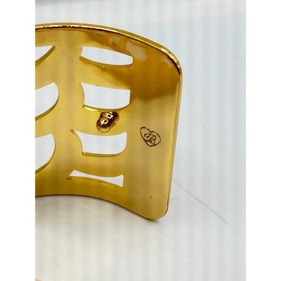 Brighton Christo Wide cuff TOKYO GOLD Bangle Bracelet  NWT $58 - Picture 8 of 10
